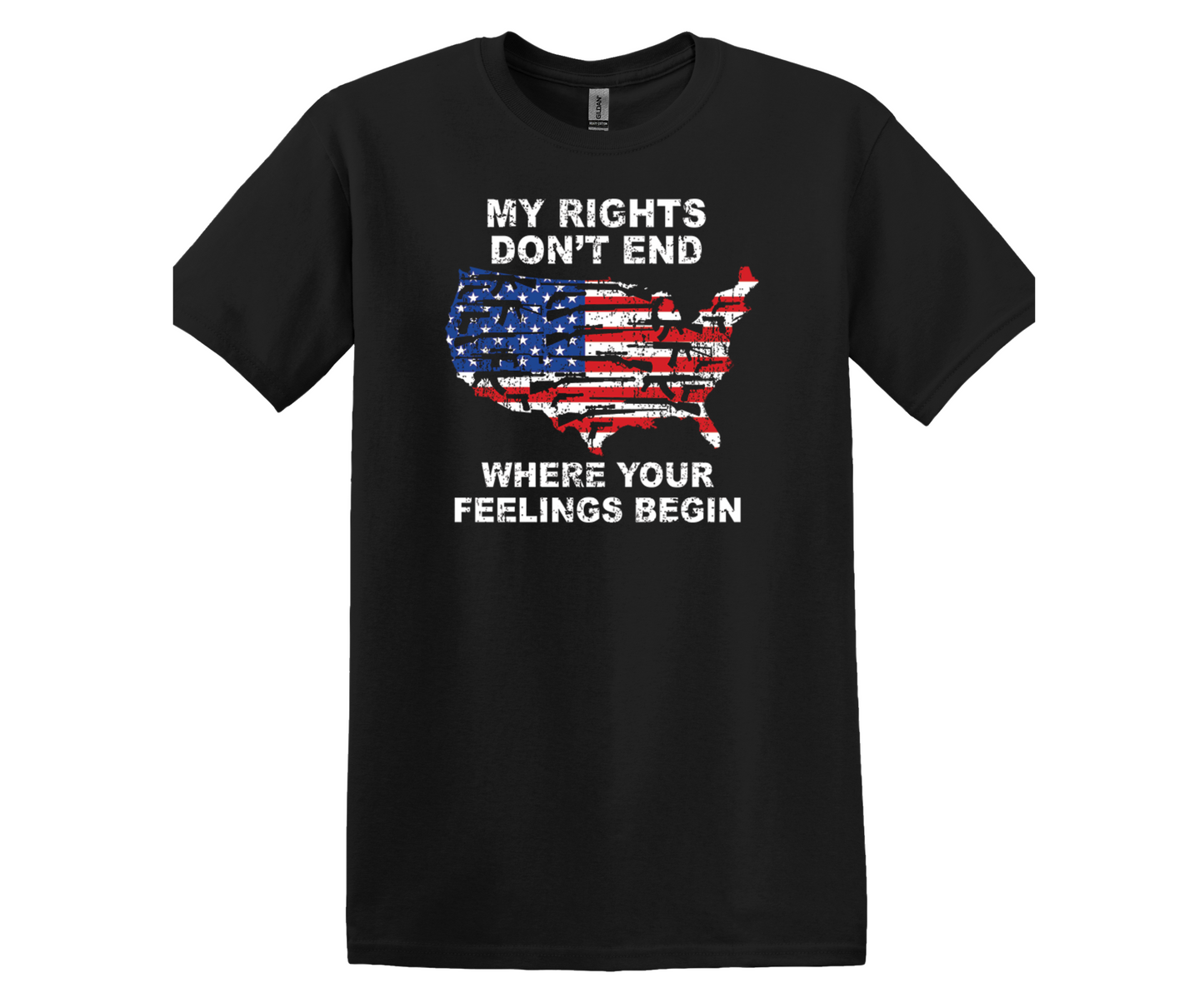 MY RIGHTS DON'T END WHEN YOUR FEELINGS BEGIN