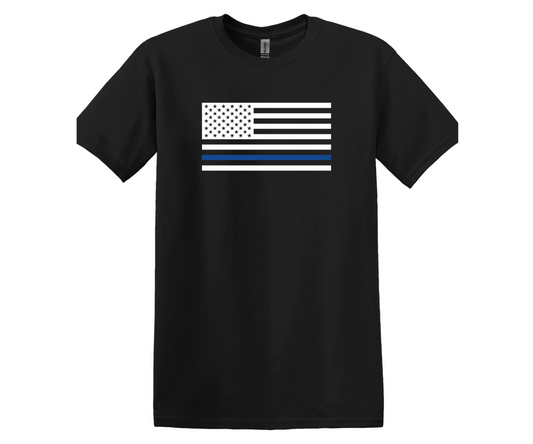 THIN BLUE LINE FLAG