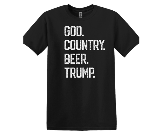 GOD COUNTRY BEER TRUMP