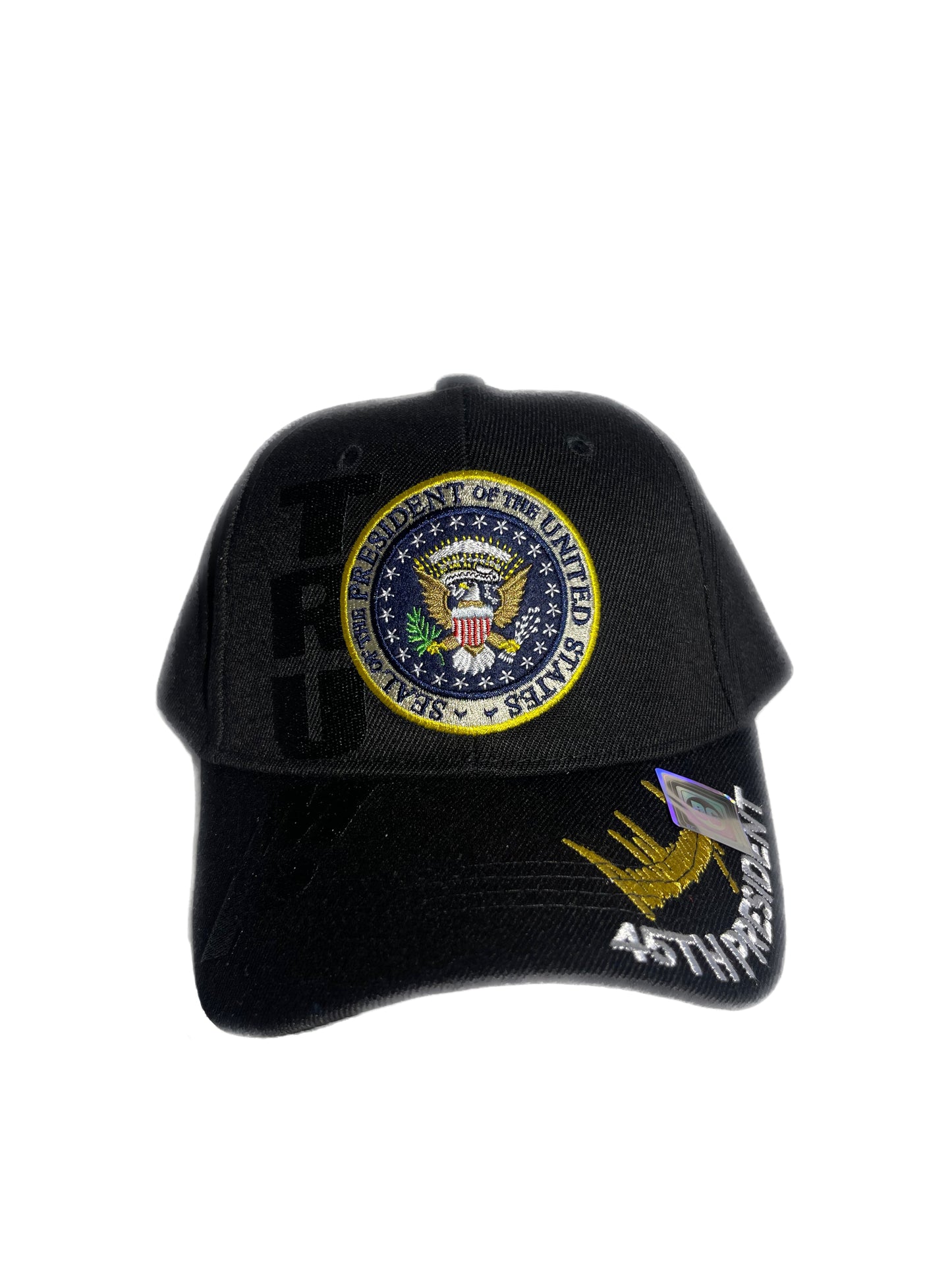 PRESIDENTIAL SEAL TRUMP HAT BLACK