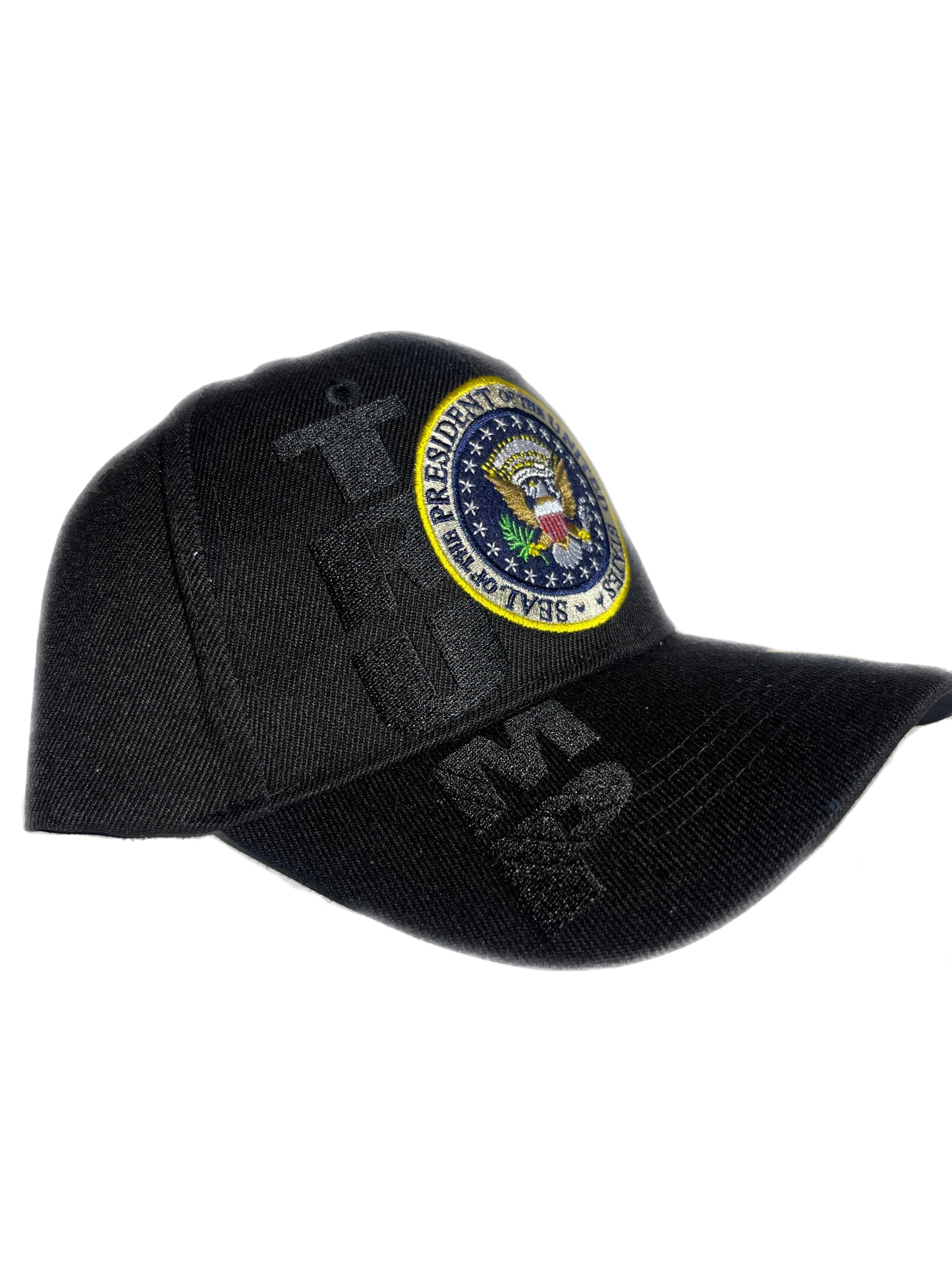 PRESIDENTIAL SEAL TRUMP HAT BLACK