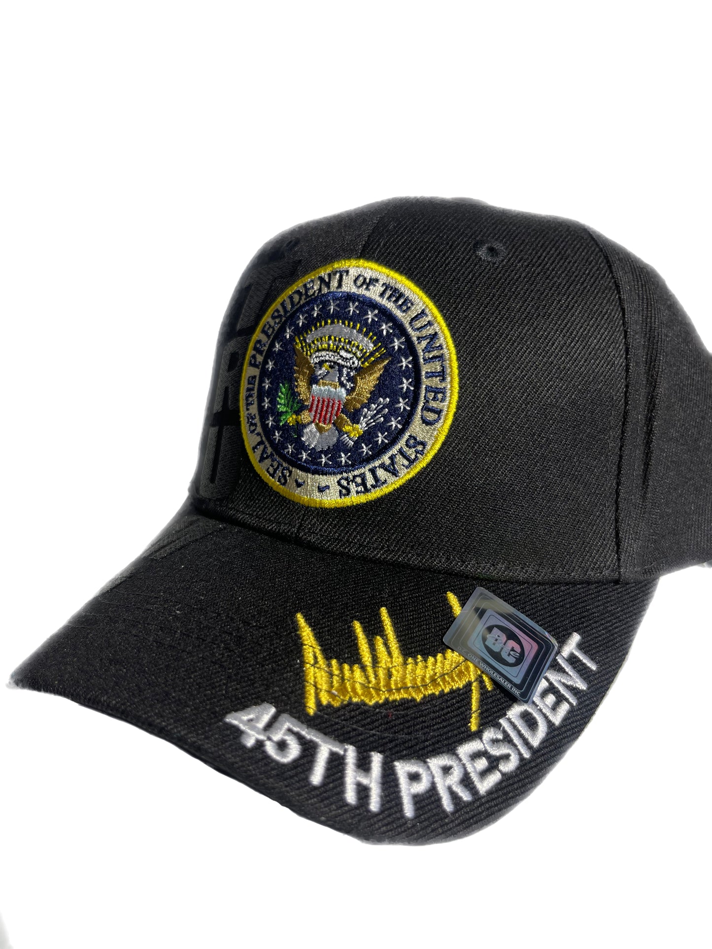 PRESIDENTIAL SEAL TRUMP HAT BLACK