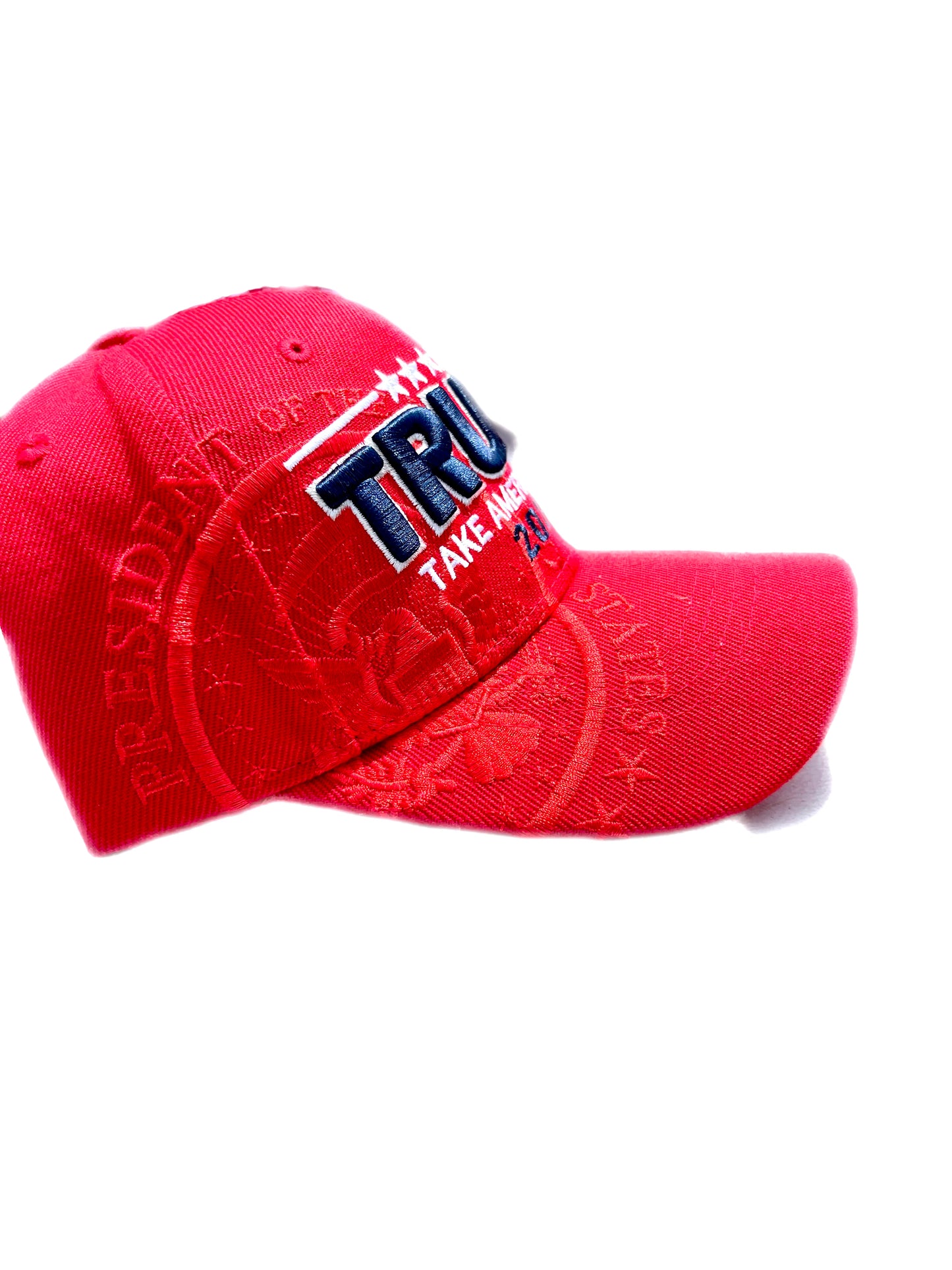 TRUMP 2024 RED PRESIDENTIAL SEAL HAT