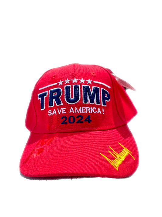 TRUMP SAVE AMERICA 2024 RED HAT