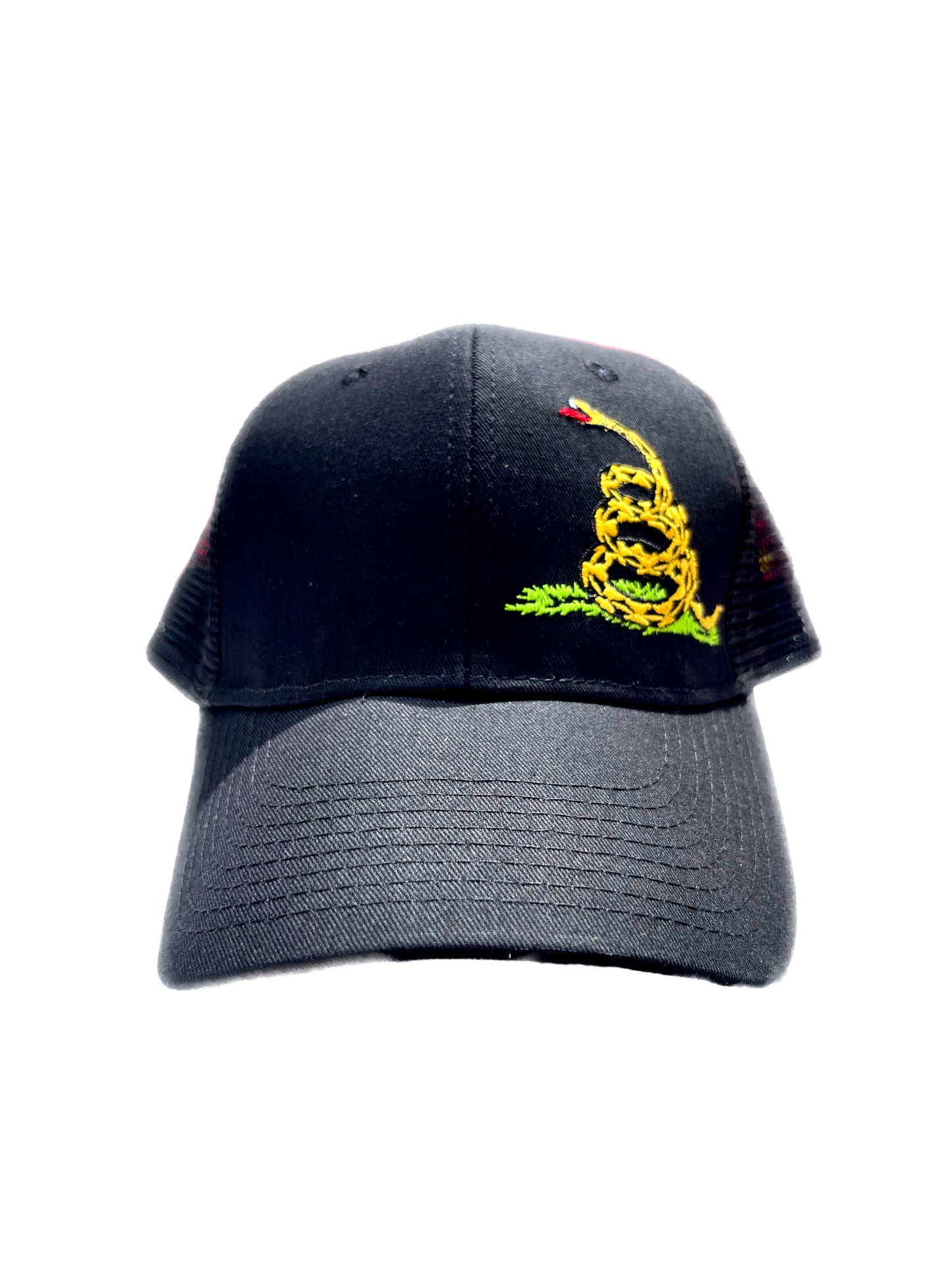 DONT TREAD ON ME GADSEN MESH HAT BLACK