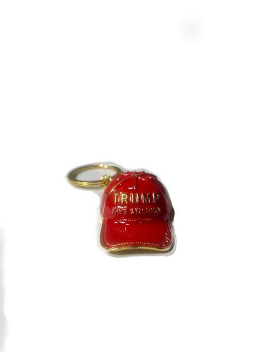 SAVE AMERICA RED HAT GOLD KEY CHAIN
