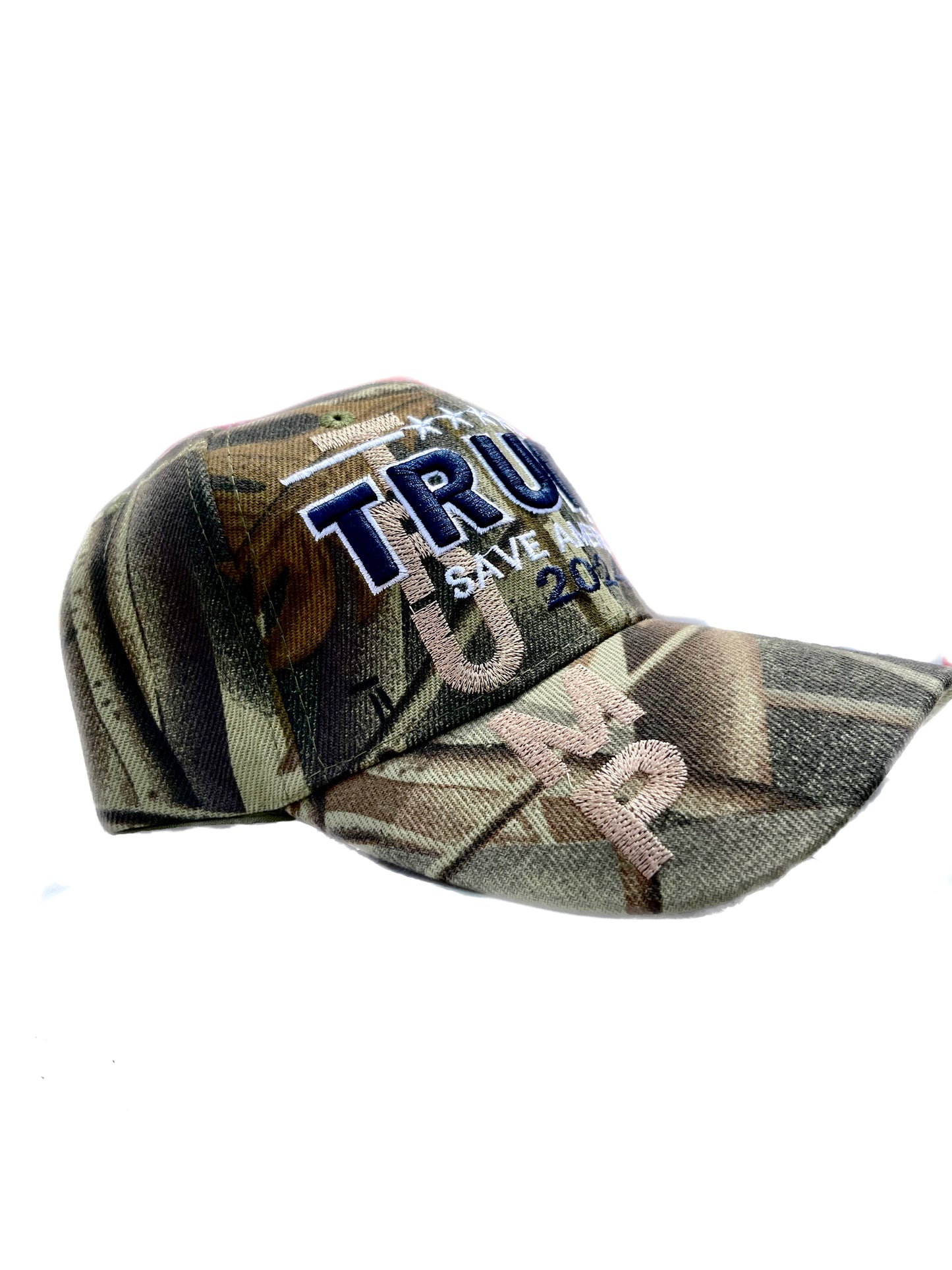 TRUMP SAVE AMERICA 2024 HUNTING CAMO HAT