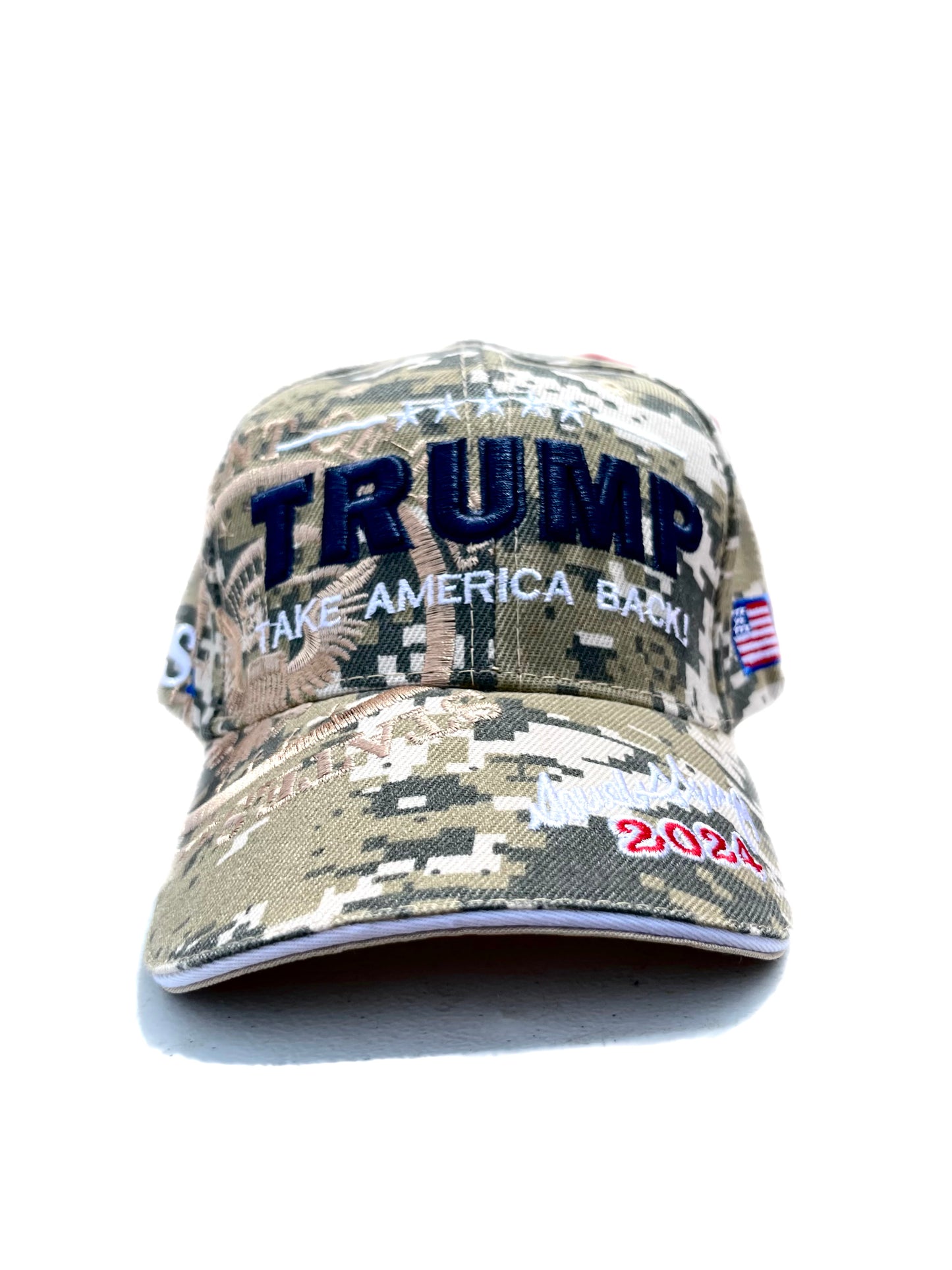 TRUMP 2024 CAMO PRESIDENTIAL SEAL HAT