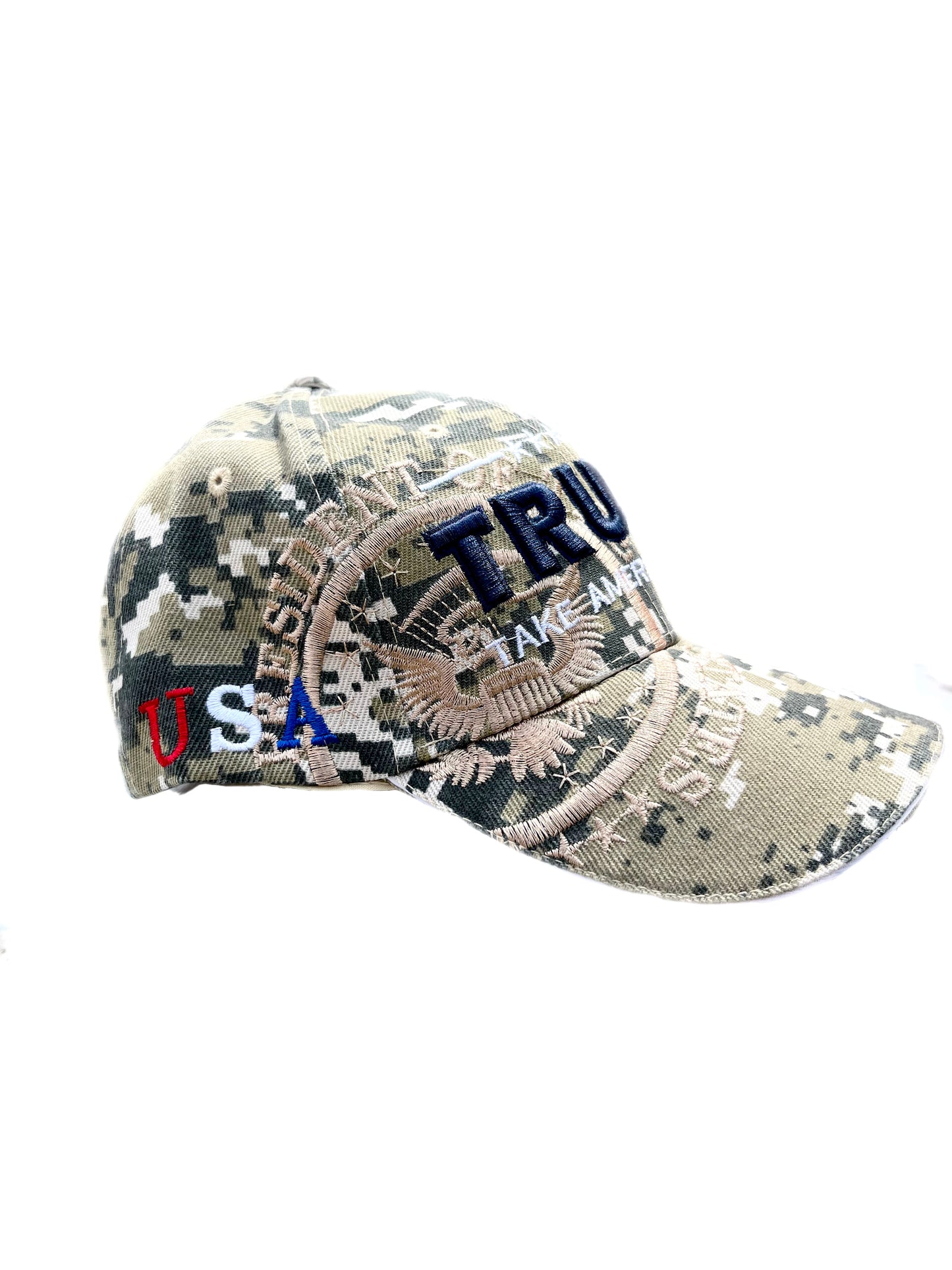 TRUMP 2024 CAMO PRESIDENTIAL SEAL HAT