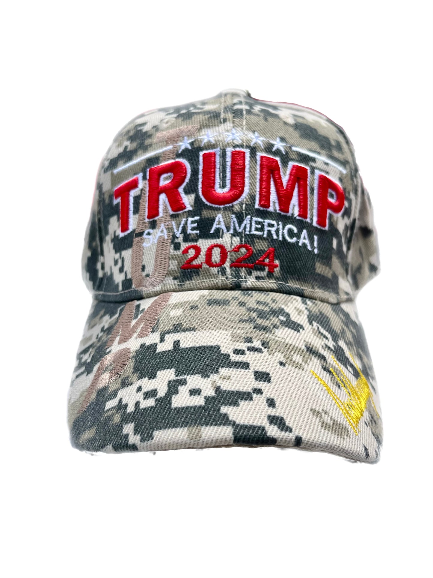 TRUMP SAVE AMERICA 2024 DIGITAL CAMO HAT