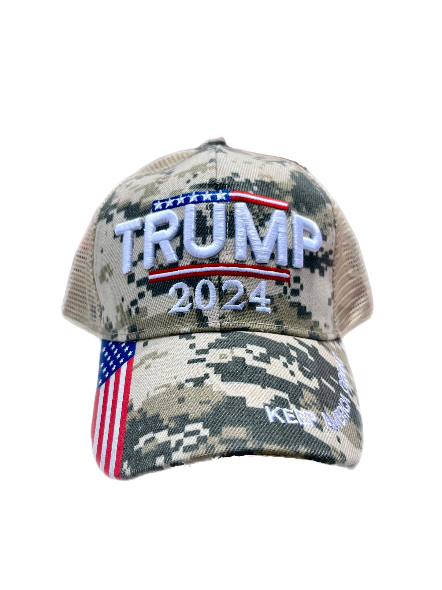 TRUMP 2024 DIGITAL CAMO MESH HAT