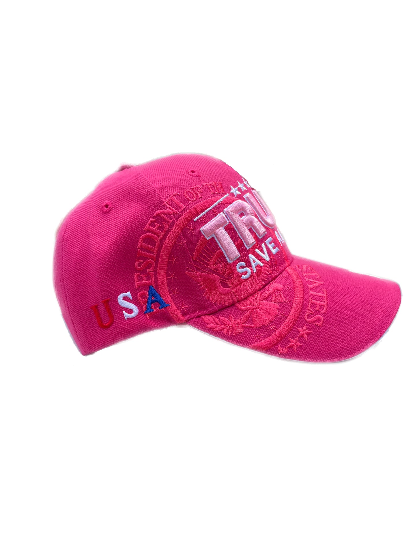 TRUMP 2024 HOT PINK PRESIDENTIAL SEAL HAT