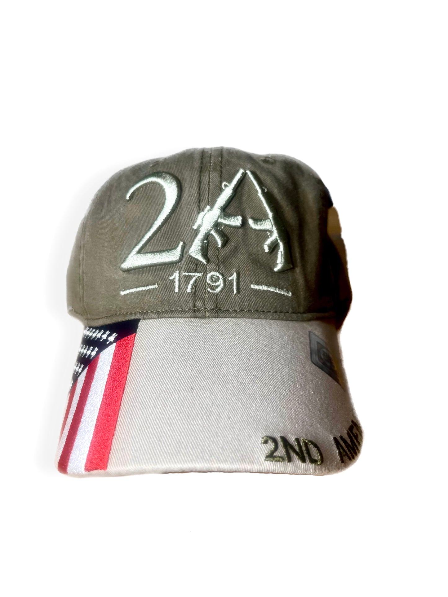 2ND AMENDMENT SAND GREEN HAT