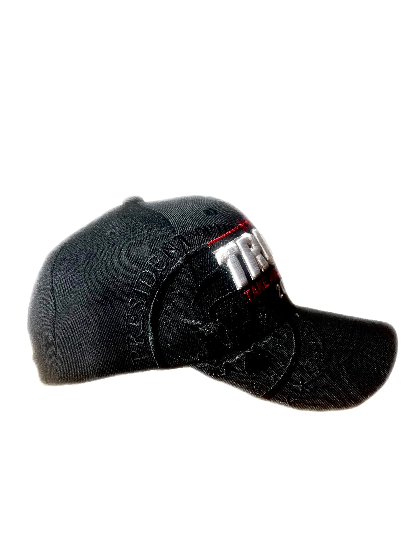 TRUMP 2024 BLACK PRESIDENTIAL SEAL HAT