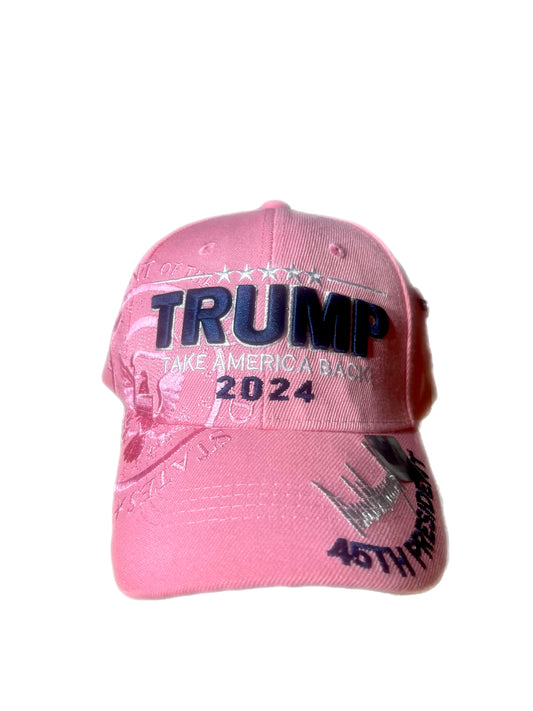 TRUMP 2024 PINK PRESIDENTIAL SEAL HAT