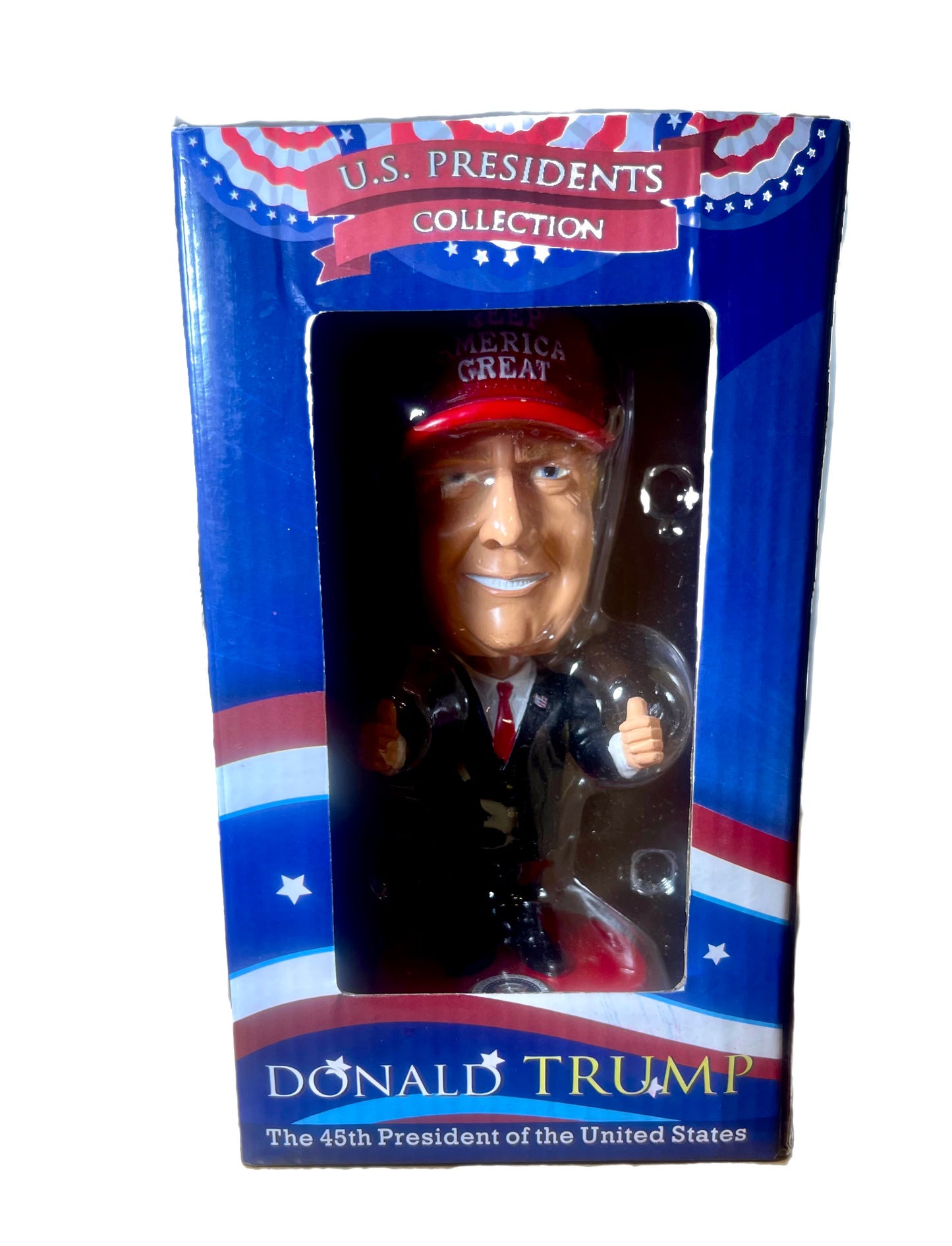 PRESIDENT TRUMP BOBBLE HEAD COLLECTORS LIMITED