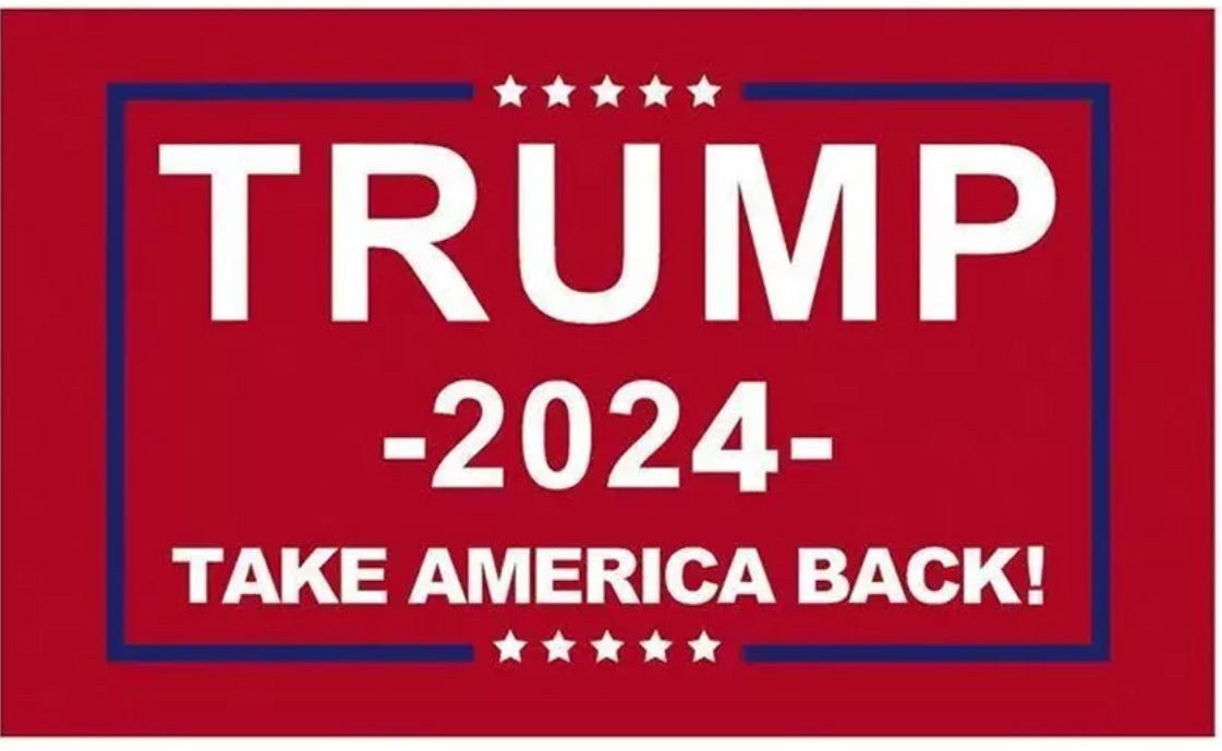 TRUMP 2024 TAKE AMERICA BACK RED