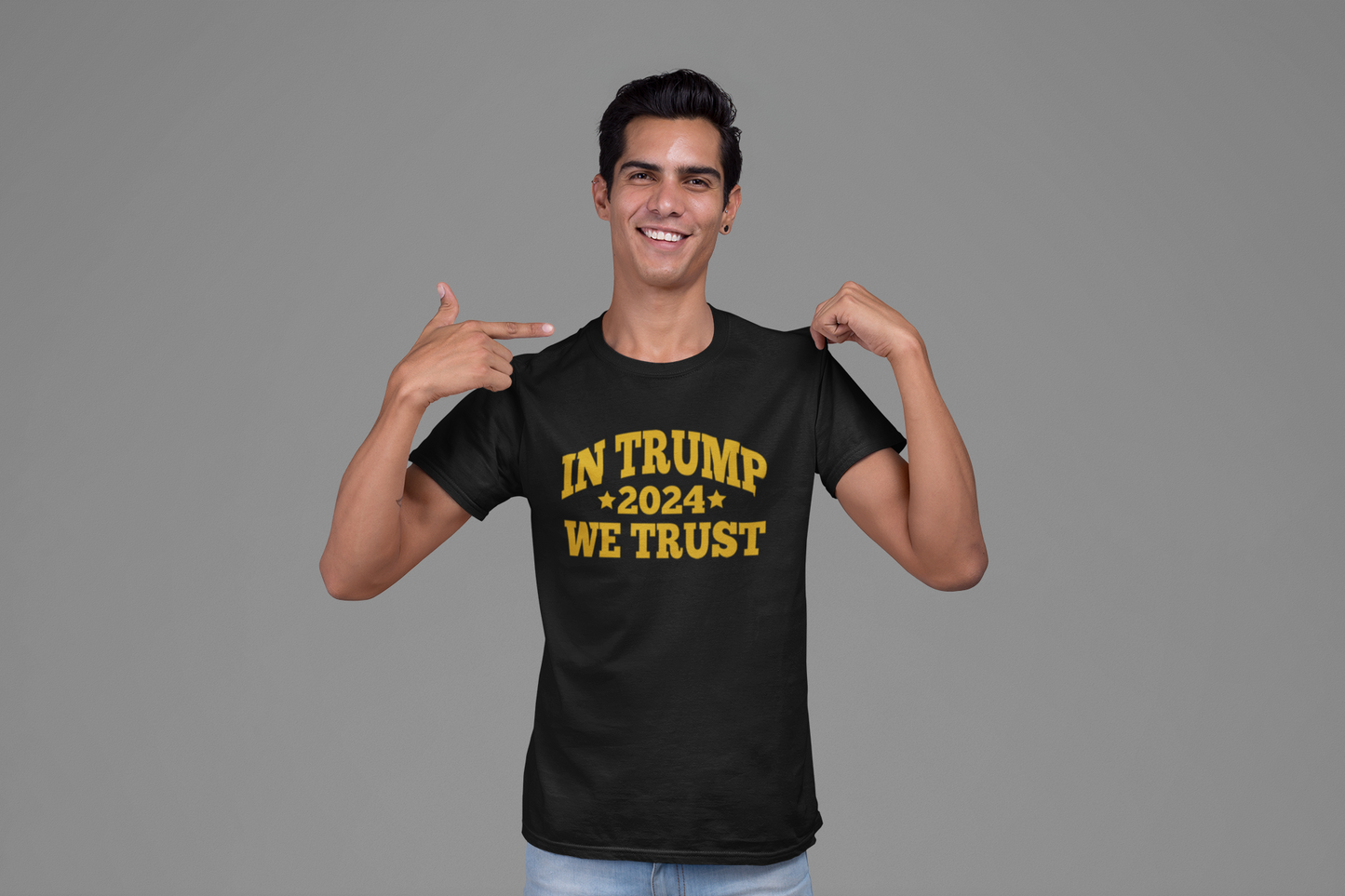 IN TRUMP WE TRUST 3D GOLD